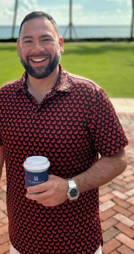 Red-n-Black Duck design on casual shirt perfect for Jeep owners and football fans