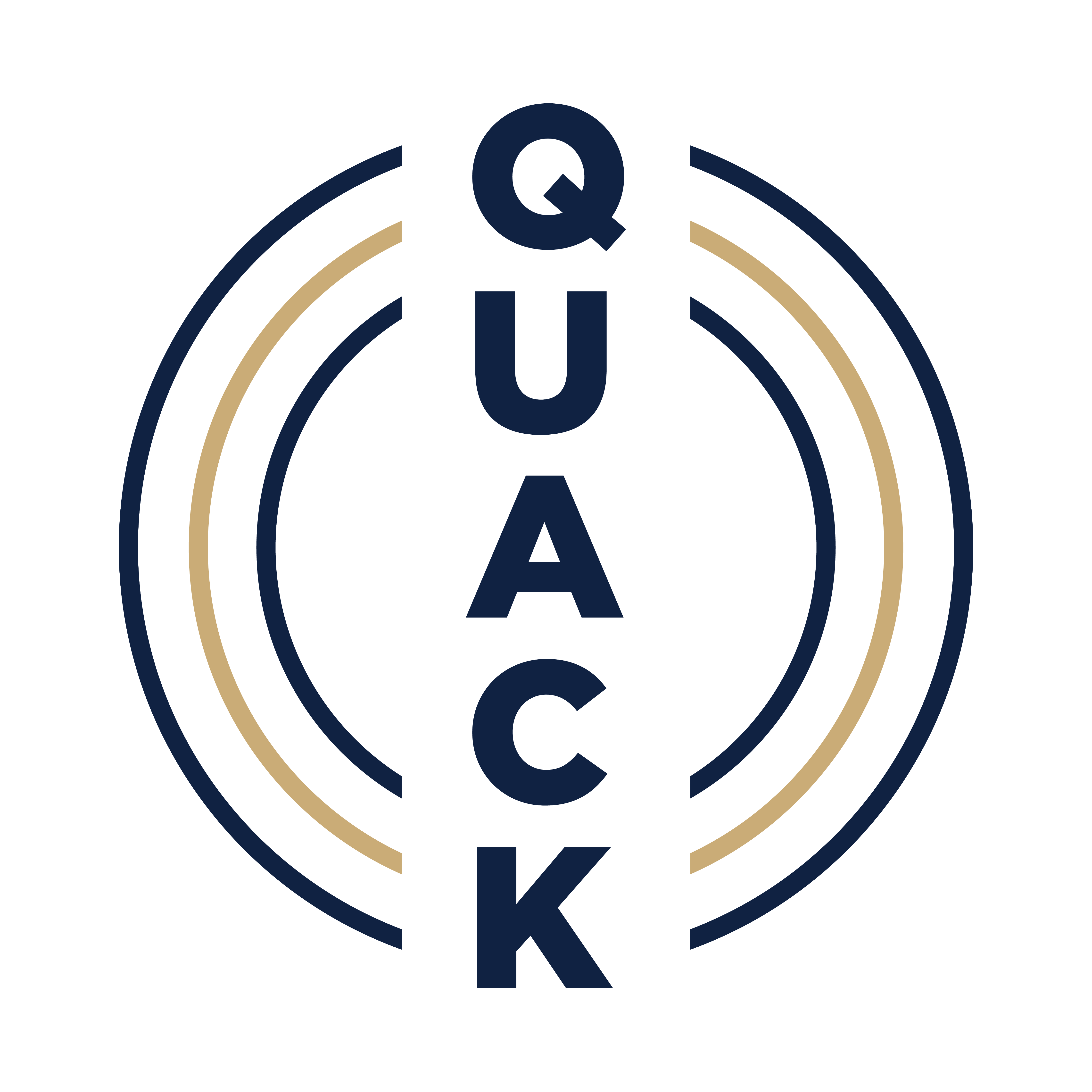 The circle on the back of the polo shirt that says quack